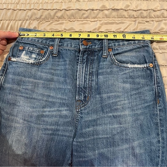 Madewell The Perfect Summer Jean: Destructed Edition Robinson Wash 28 Distressed - Picture 8 of 10